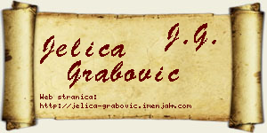 Jelica Grabović vizit kartica